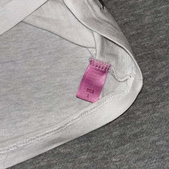 Vintage Y2K VS PINK Short Sleeve Tee PINK IN THE SKY WITH DIAMONDS Rhinestone LG - Picture 9 of 12